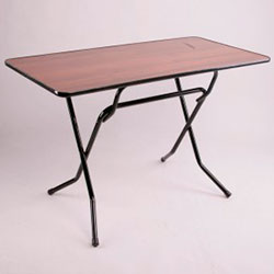 Фото Стіл прямокутний складаний ДСП 16 ДМ 128-75 РТРШ