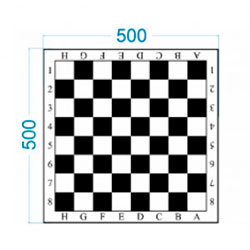 Фото Стіл складаний шаховий ДСП 16 ДМ 126-75 РТЕШ