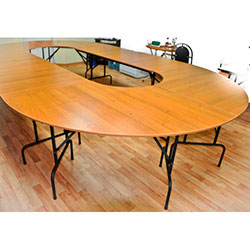 Фото Складаний сегментний стіл ДСП 16 ДМ 15-75 СТЕ