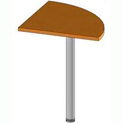 Фото Стіл чверть кола ДСП 16 ДМ 12-75 ЧТМо