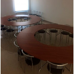 Фото Складаний стіл для конференц-залу ДСП 16 ДМ Сг8 РТПЕ