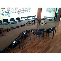 Фото Складаний стіл для конференц-залу ДСП 16 ДМ Сг8 РТПЕ