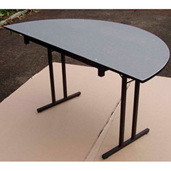 Фото Складаний напівкруглий стіл ДСП 16 ДМ 15-75 ХТД