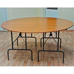 Фото Складаний напівкруглий стіл ДСП 16 ДМ 15-75 ХТД