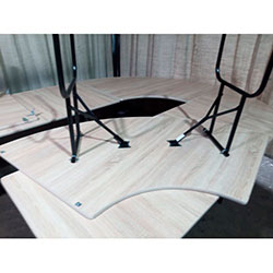 Фото Складаний стіл для конференц-залу ДСП 16 ДМ Сг2Пр2Чт2 РТДОм