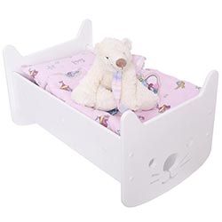 Фото Лялькове ліжечко Hello Kitty з постільною білизною