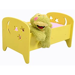 Фото Лялькове ліжечко Солодкий Сон Жовта з постільною білизною