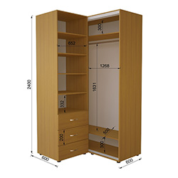 Шафа-купе Економ 34