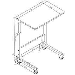 Фото Столик для ноутбука UFT T34 White