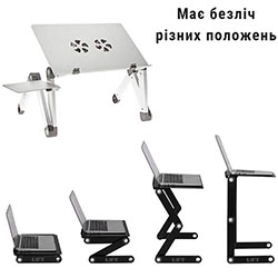 Фото Столик трансформер для ноутбука UFT Sprinter T6 Silver