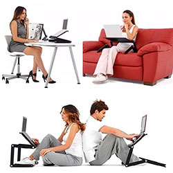 Фото Столик трансформер для ноутбука UFT Sprinter T6 Silver