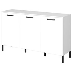 Комод 3D Santes / Сантес Білий + Дуб Крафт Золотий