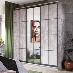 Фото Шафа-купе 1000х450 Loft