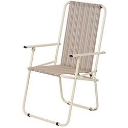 Стілець Дачний Бежева Смужка (2110029)