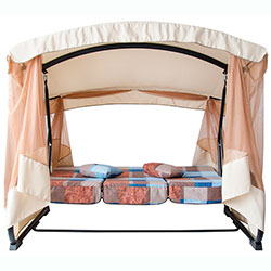 Фото Гойдалка садова Сімейна Велика коричнево-сіра клітинка (2140148)