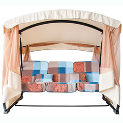 Фото Гойдалка садова Сімейна Велика коричнево-сіра клітинка (2140148)