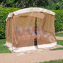 Фото Гойдалка садова Сімейна Велика коричнево-сіра клітинка (2140148)