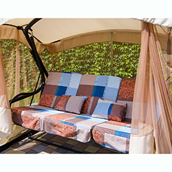 Фото Гойдалка садова Сімейна Велика коричнево-сіра клітинка (2140148)