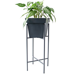 Фото Підставка металева під квіти Олеандр Графіт (4010384)