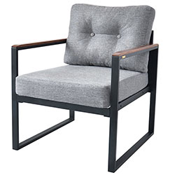 Фото Крісло Плаза Сірий (4010409)