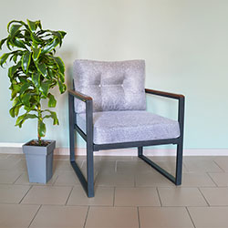 Фото Крісло Плаза Сірий (4010409)