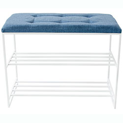 Фото Підставка під взуття 10х10 М’яка Блакитний + Білий (4010312)