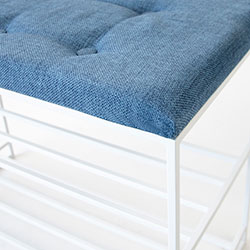 Фото Підставка під взуття 10х10 М’яка Блакитний + Білий (4010312)