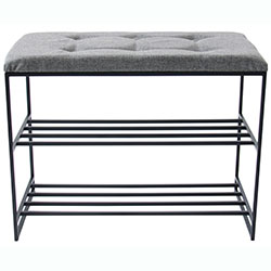 Фото Підставка під взуття 10х10 М’яка Сірий + Чорний (4010313)