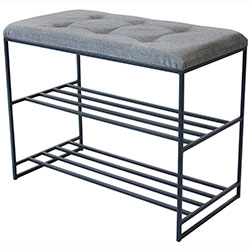 Фото Підставка під взуття 10х10 М’яка Сірий + Чорний (4010313)