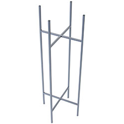 Фото Підставка металева під квіти Монстера Графіт (4010361)