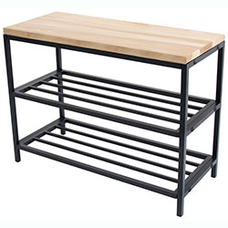 Фото Підставка під взуття 15х15 Графіт Дерево (4010315)