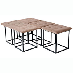 Фото Пуф Куб 5 в 1 Ліра Кава з молоком (4010365)