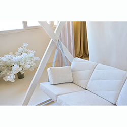 Фото Гойдалка преміум Білий лотос 4-х місна Тедді (2140371)