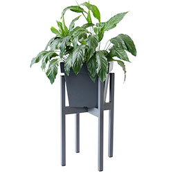 Фото Підставка металева під квіти Альба Графіт (4010352)