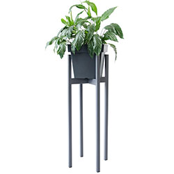 Фото Підставка металева під квіти Кротон Графіт (4010357)