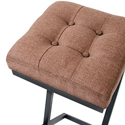 Фото Стілець барний м’який Платан Коричневий + Чорний (4010344)