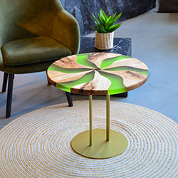 Фото Журнальний стіл Palmarius Коло світло-зелене №2