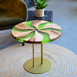 Фото Журнальний стіл Palmarius Коло світло-зелене №2