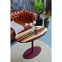 Фото Журнальний стіл Palmarius Еліпс вишневий острів