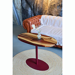 Фото Журнальний стіл Palmarius Еліпс вишневий острів