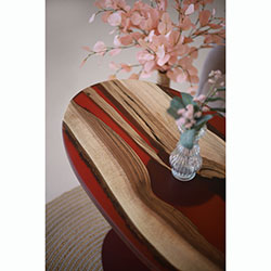 Фото Журнальний стіл Palmarius Еліпс вишневий острів