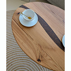 Фото Журнальний стіл Palmarius Еліпс кава №2