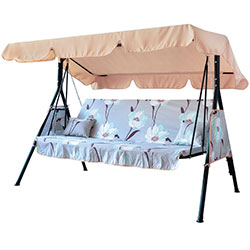 Фото Гойдалка садова Дача Бязь Білий шафран (2140384)