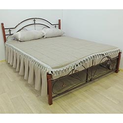 Ліжко Діана на дерев’яних ніжках 140x190