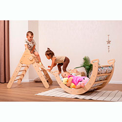 Фото Набір стандартний Натуральне дерево + подушка (AASU001)