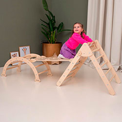 Фото Набір стандартний Натуральне дерево + подушка (AASU001)