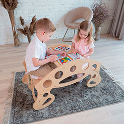 Фото Парта + Гойдалка Баланс борд 2 в 1 (AACU001)