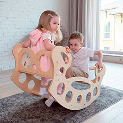 Фото Парта + Гойдалка Баланс борд 2 в 1 (AACU001)