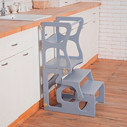 Фото Стілець Монтессорі Сірий (AAAQ020)