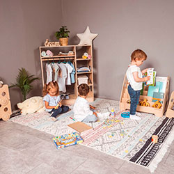 Фото Відкритий гардероб Монтессорі (AAFI001)